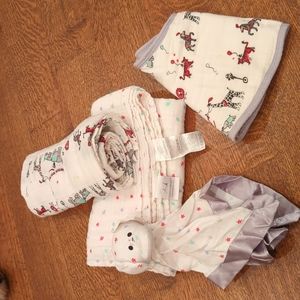 Aden + Anais Swaddle Lovey Bib Bundle